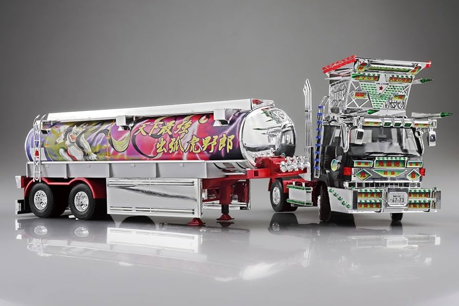 アオシマ　1/32　ザ☆デコトラ　No.6　鬼雷砲　デコトラ アオシマ 1/32 ザ☆デコトラ No.6 鬼雷砲 スケールモデル